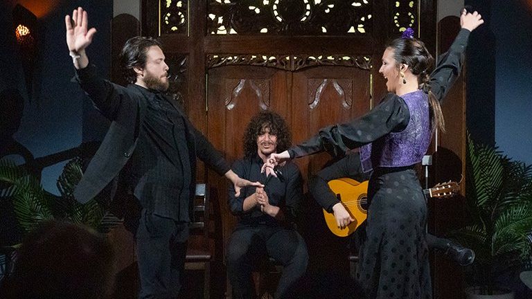 Espectáculo de flamenco íntimo en el corazón de Triana