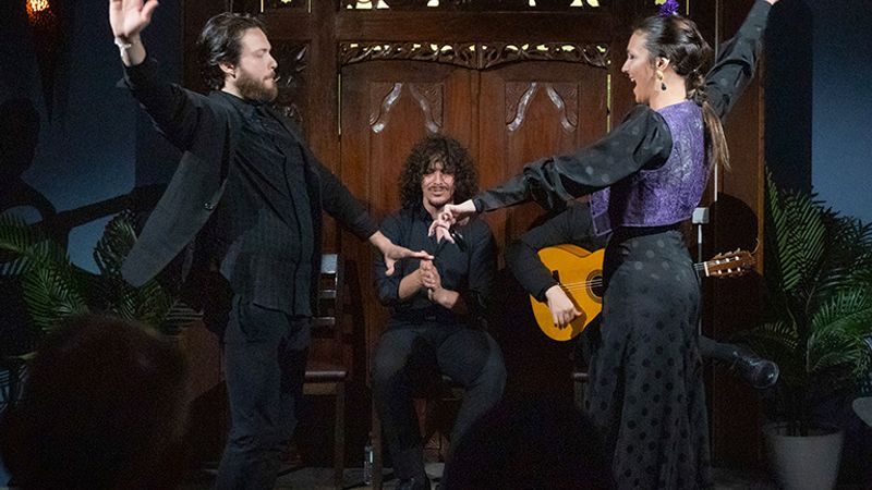 Espectáculo de flamenco íntimo en el corazón de Triana