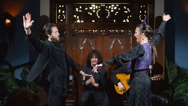 Espectáculo de flamenco íntimo en el corazón de Triana