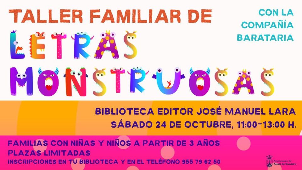 Taller familiar de letras monstruosas