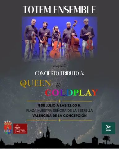 Concierto tributo a Queen y Coldplay