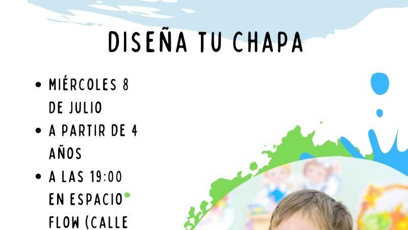 Taller infantil creativo de chapas