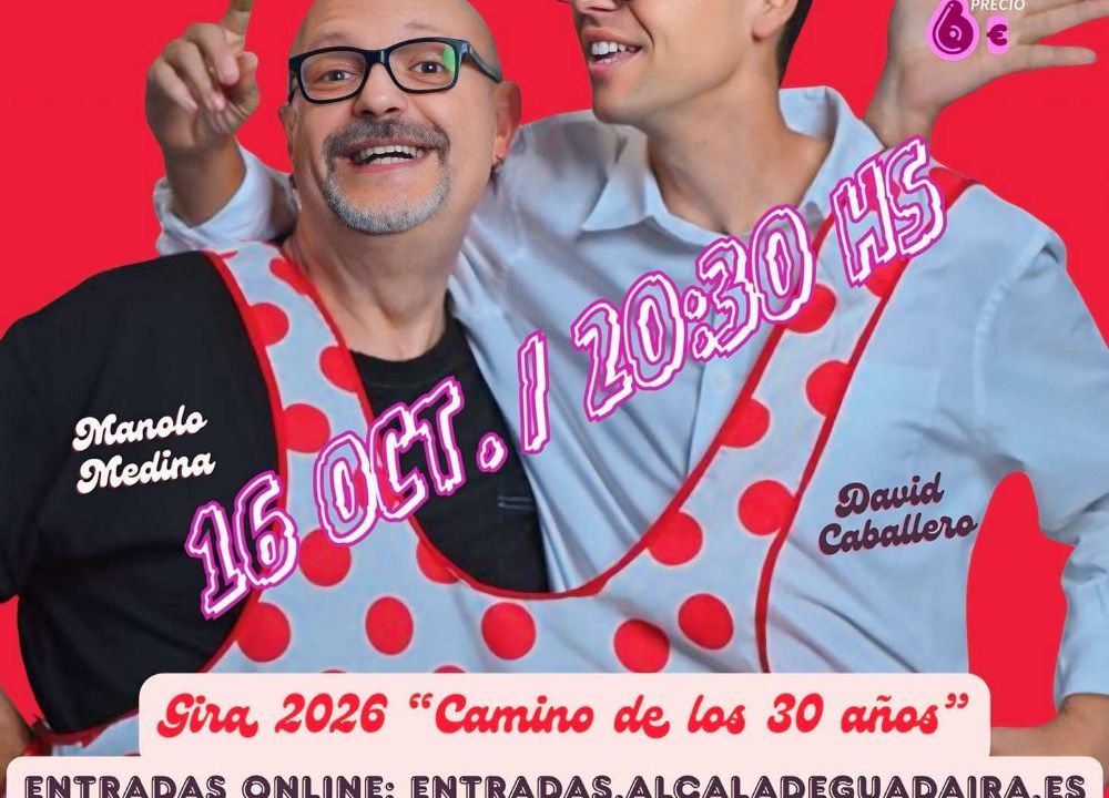 Comedia Dos hombres solos, sin punto com... ni ná