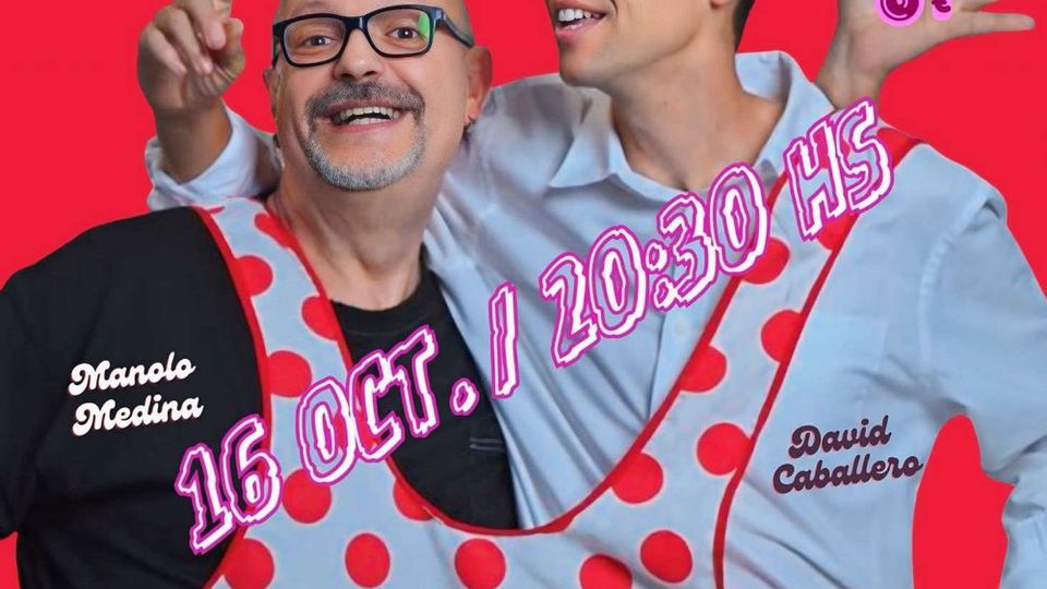 Comedia Dos hombres solos, sin punto com... ni ná