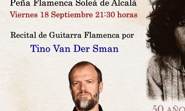 Recital flamenco de Tino Van Der Sman