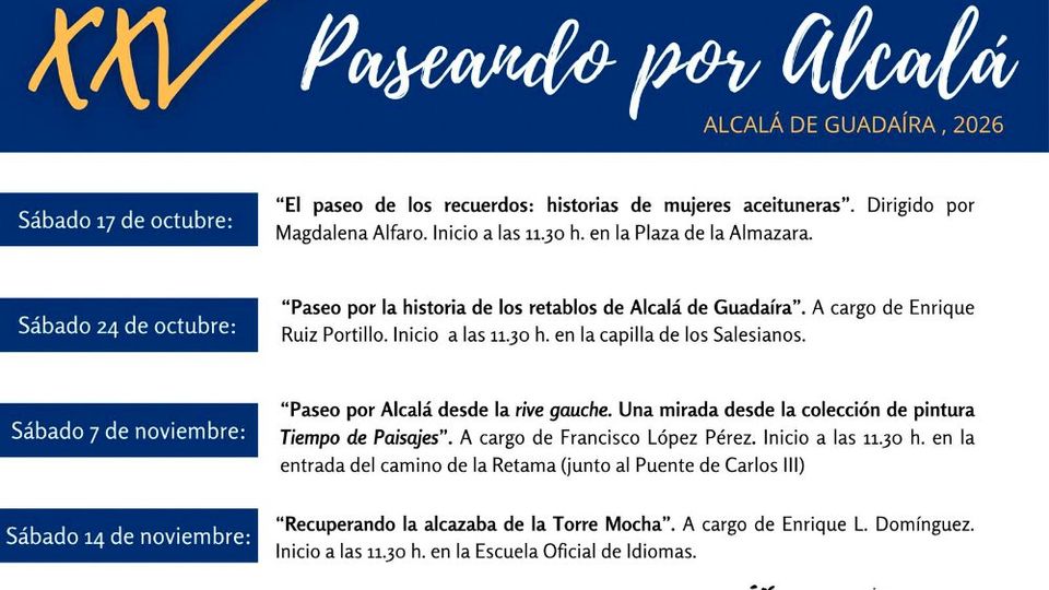 Paseando por Alcalá 2026