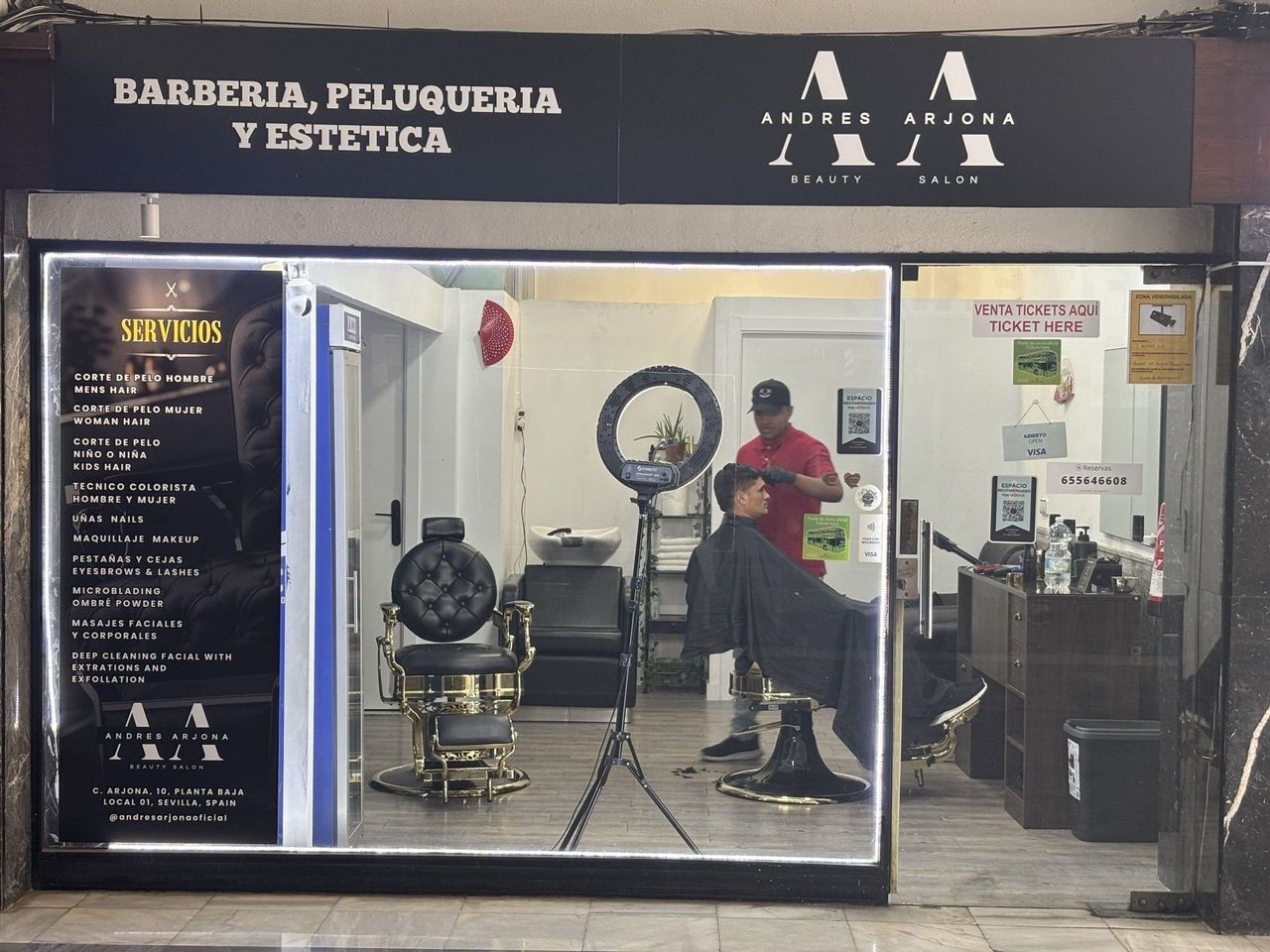 Foto: Andres de Arjona Barbería, Peluquería & Estética