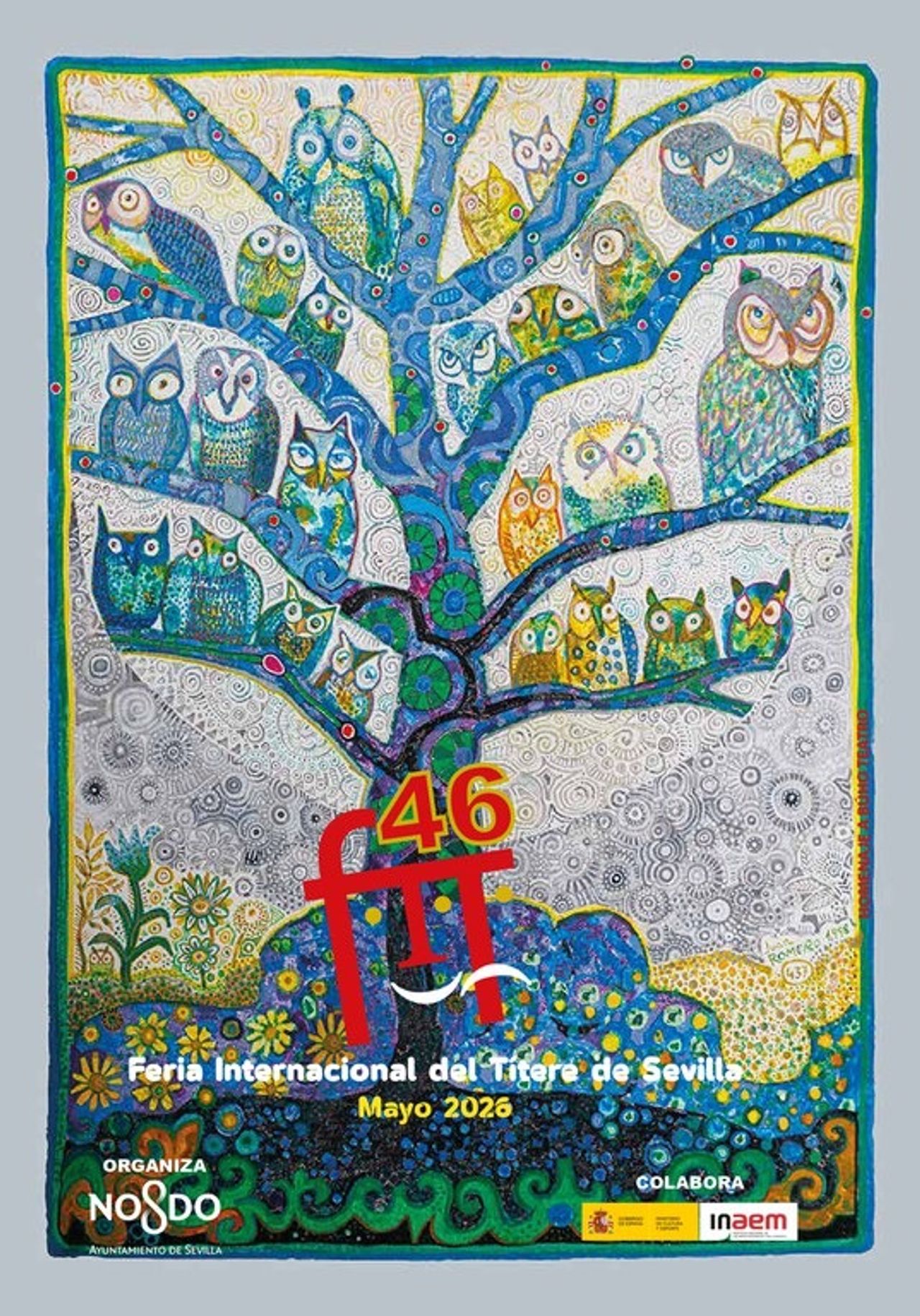 Cartel 46 Feria Internacional del Títere de Sevilla. Foto: Ayuntamiento de Sevilla.