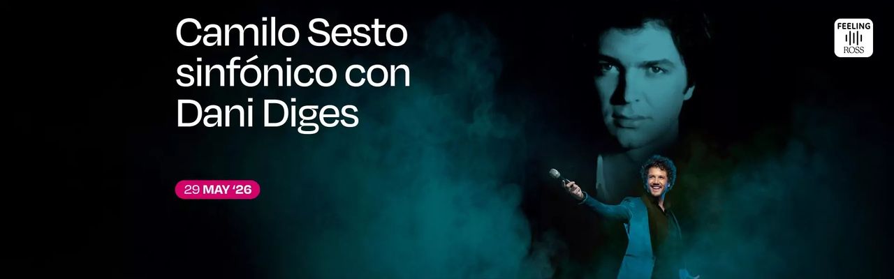 Cartel "Camilo Sesto sinfónico". Foto: Real Orquesta Sinfónica de Sevilla.